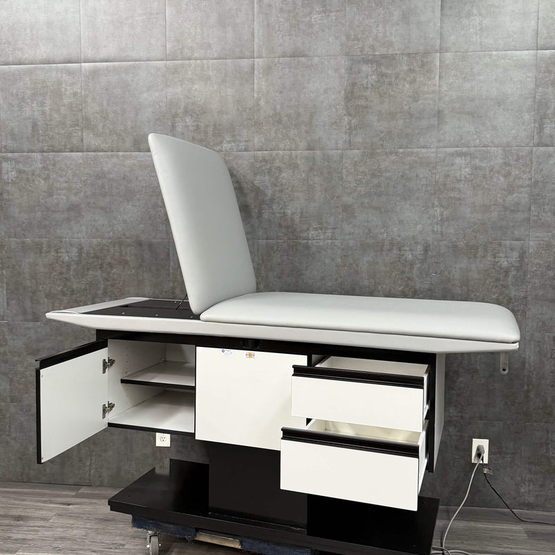 Hausmannn Powermatic Exam Table with Gas-Spring Backrest and storage near me