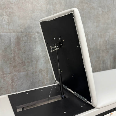 Hausmann Power exam table in Los Angeles with Gas-Spring Backrest Adjustment Close-Up