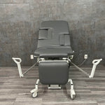 MPI Ultrascan Versa Table with adjustable stirrups extended for OB/GYN exam
