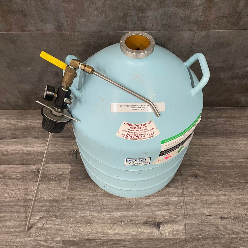 MVE Cryogenics Liquid Nitrogen tank with Manual Discharge Device near me