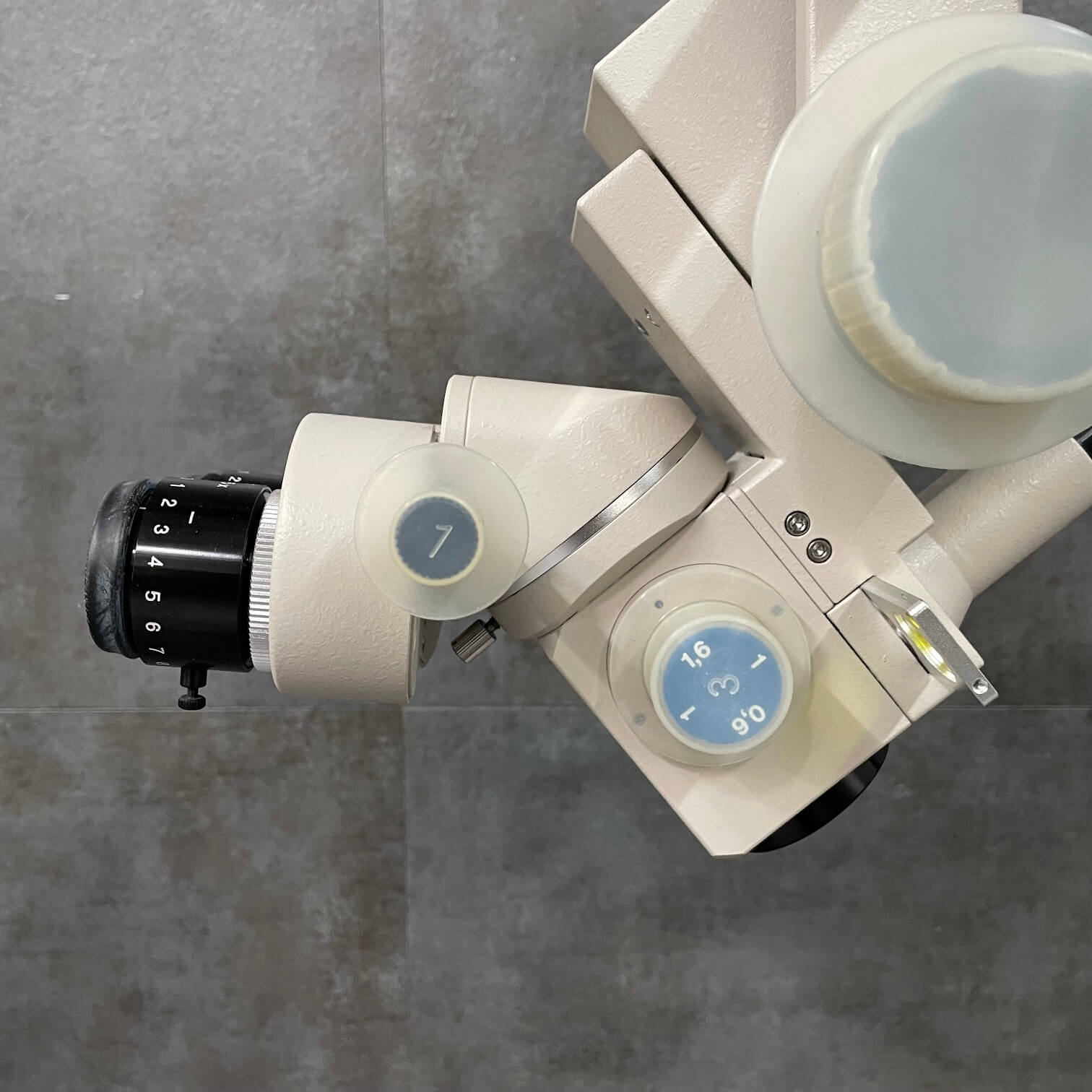 Marco optical surgical microscope side profile view for sale now Los Angeles