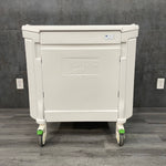 Metro Flexline Crash Cart view from the back with microban and Smooth rounded corners