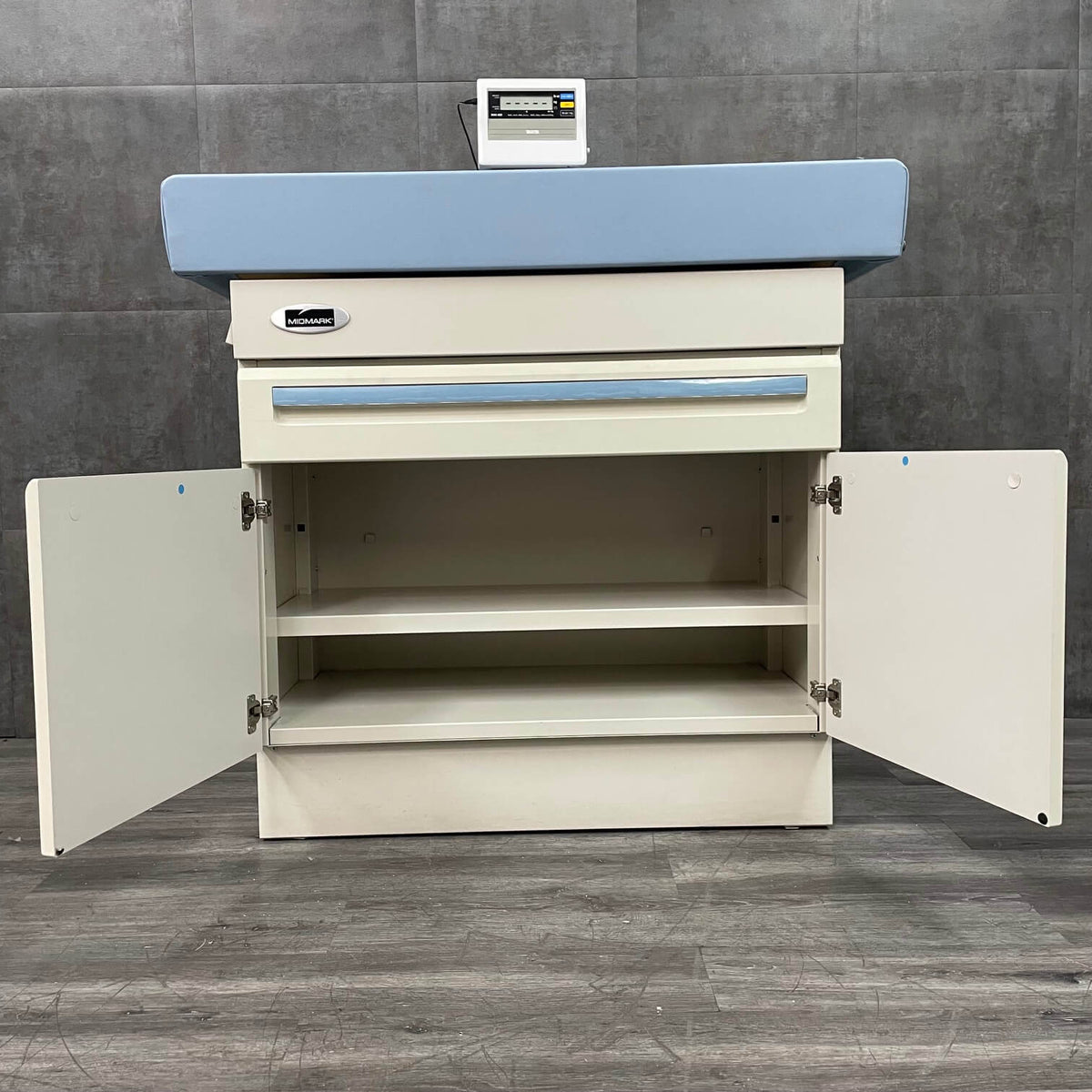 Used Midmark Pediatric Scale with Storage front view - for sale near me