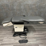 Podiatry chair shown in flat position - Price