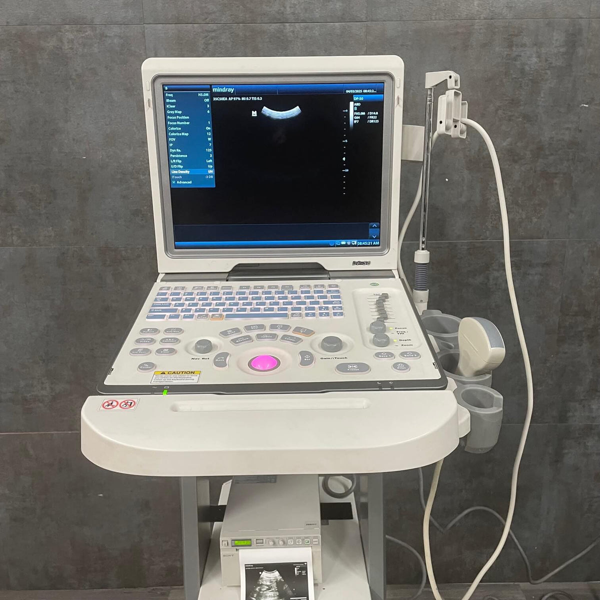Mindray DP-50 Ultrasound Machine with 35C50EA probe and Cart ...