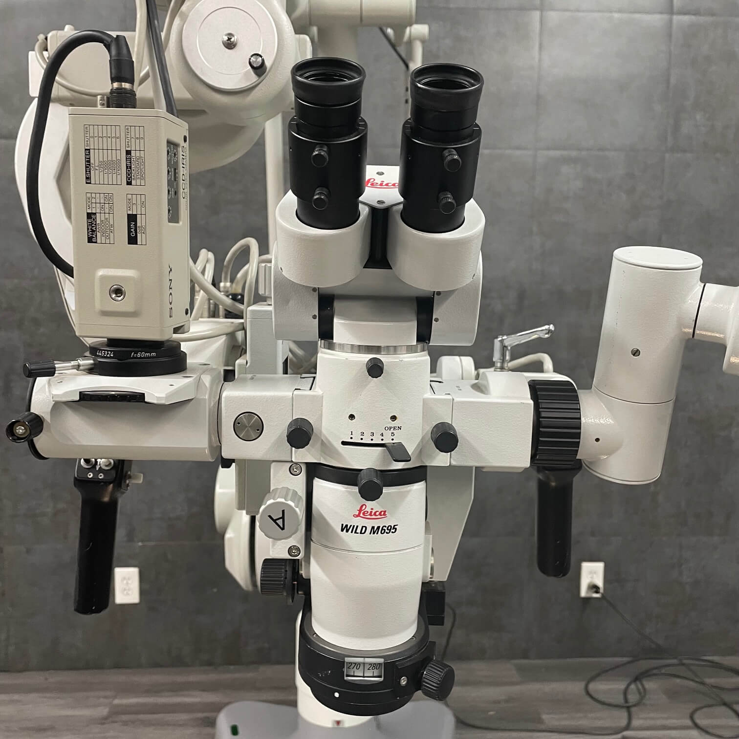 Leica Wild M695 Surgical Microscope with Mitaka Stand for sale