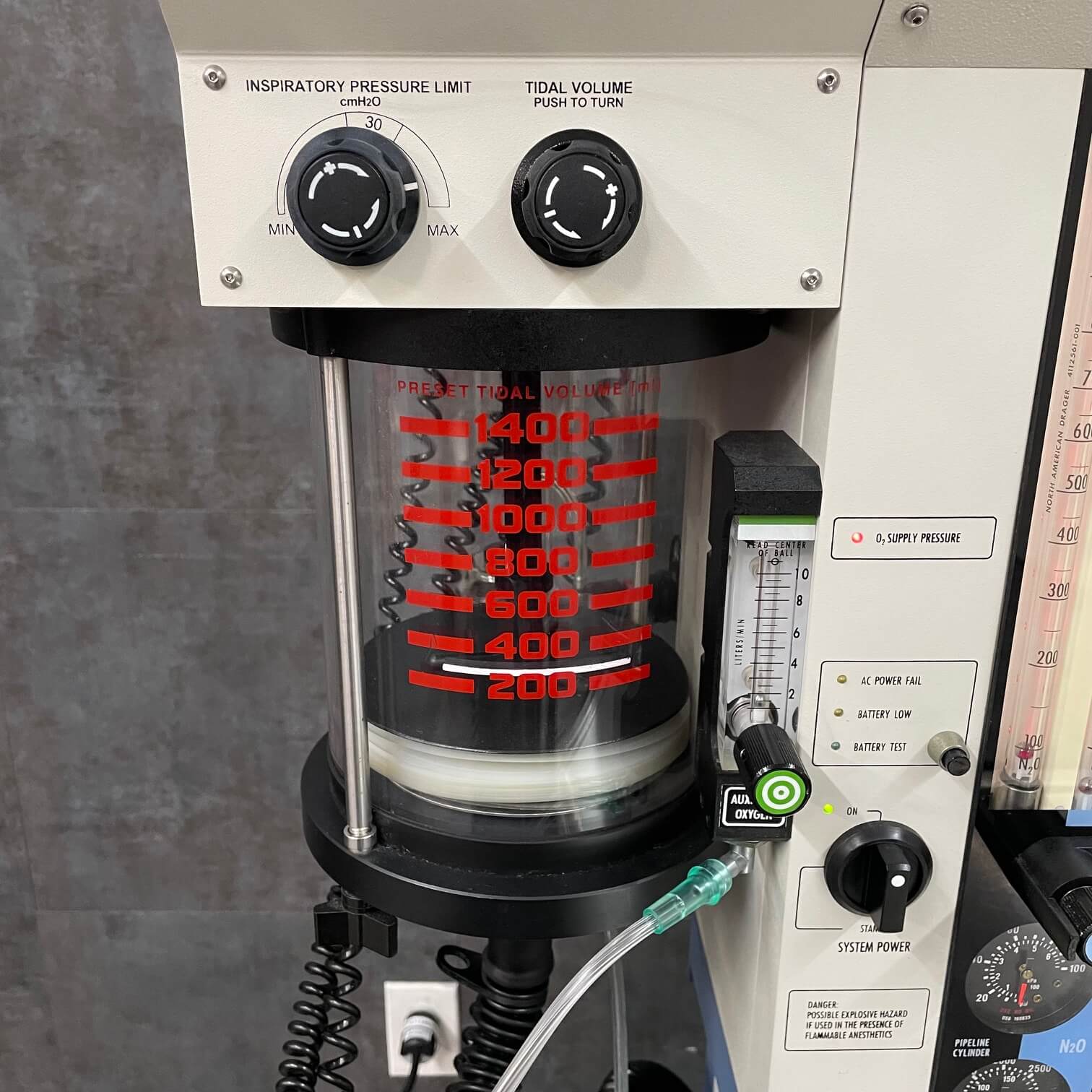 North American Drager NarkoMed GS Anesthesia Unit - – Angelus
