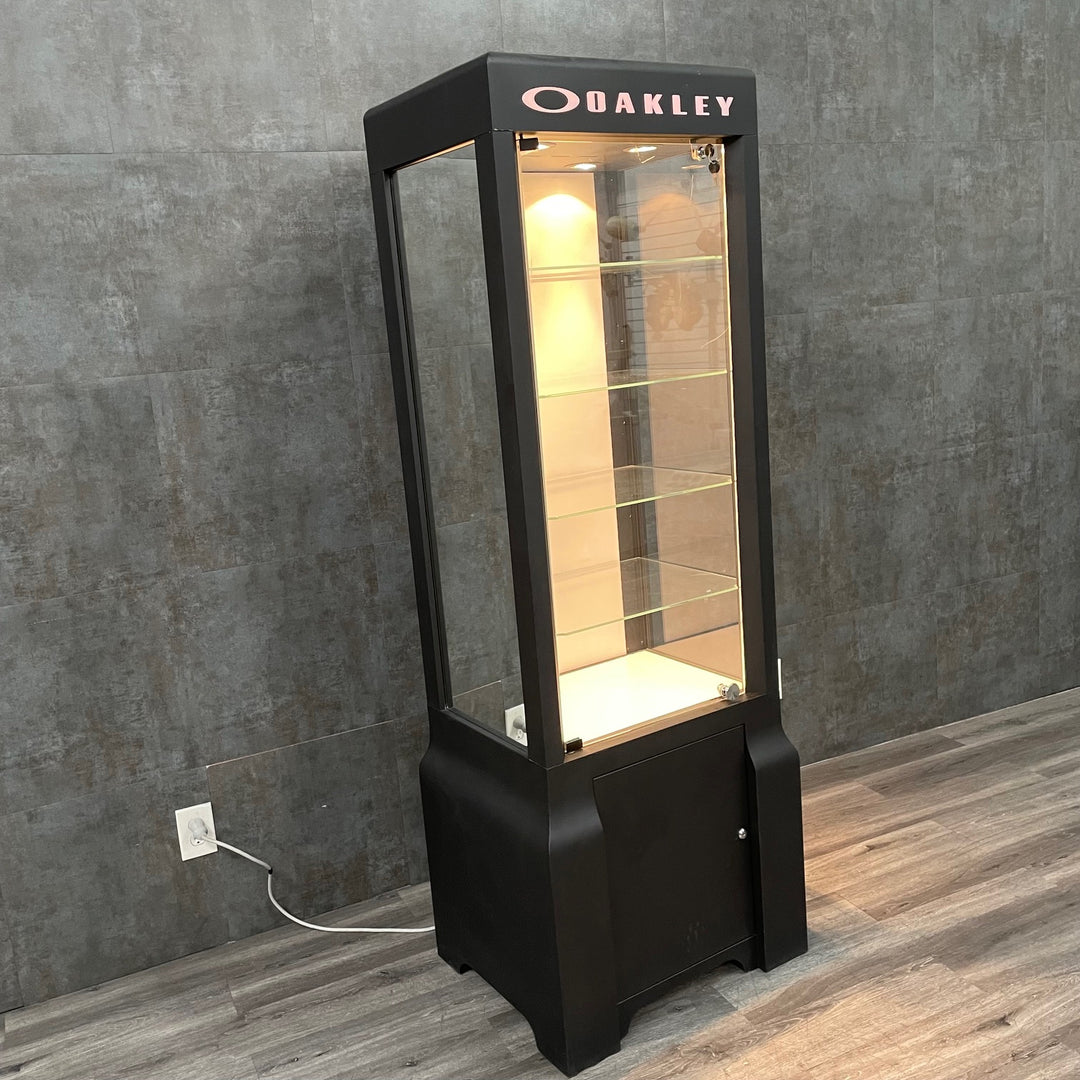 Oakley Metal Display Cabinet Angelus Medical and Optical