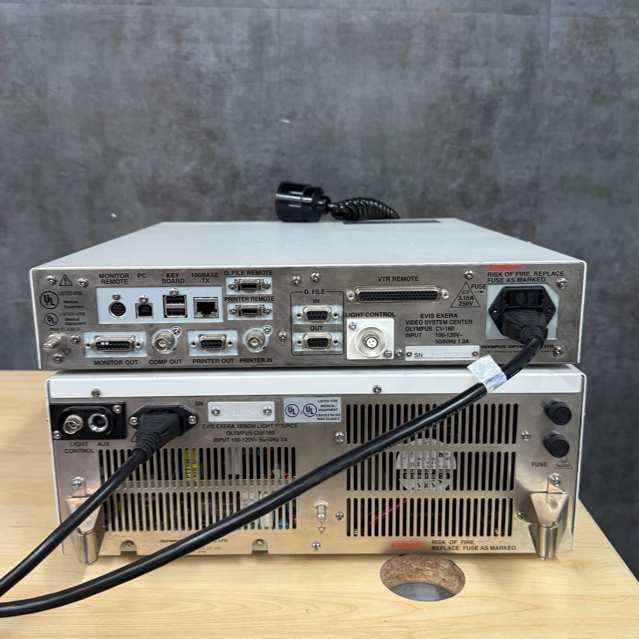 【極上美品】OLYMPUS VG190ゴールド 動作確認済 18941136 Olympus CLV 160 and CV-160 Endoscopy System with pigtail