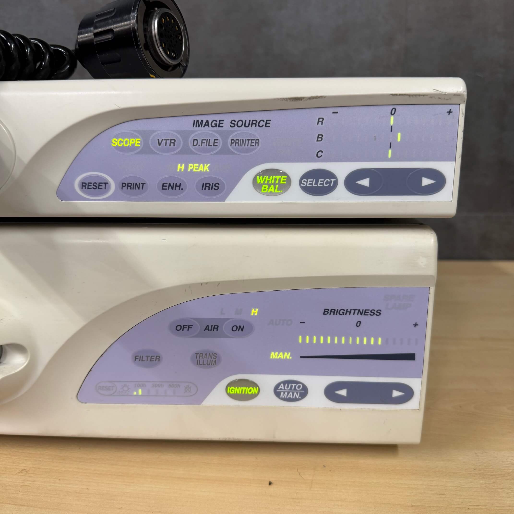 Olympus CLV 160 and CV-160 Endoscopy System with pigtail