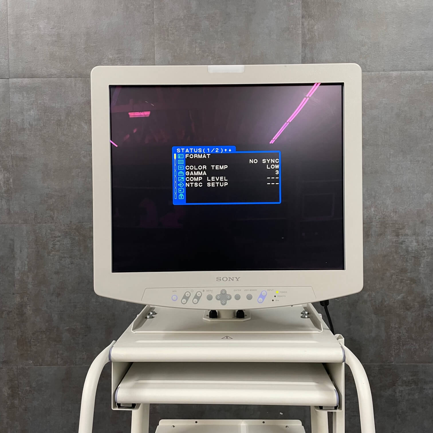 Olympus Compact Trolley with Sony Monitor - Angelus Medical 