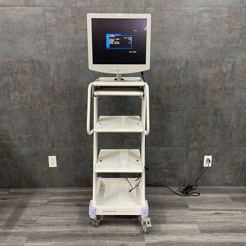 Olympus Compact Trolley with Sony Monitor - Angelus Medical 