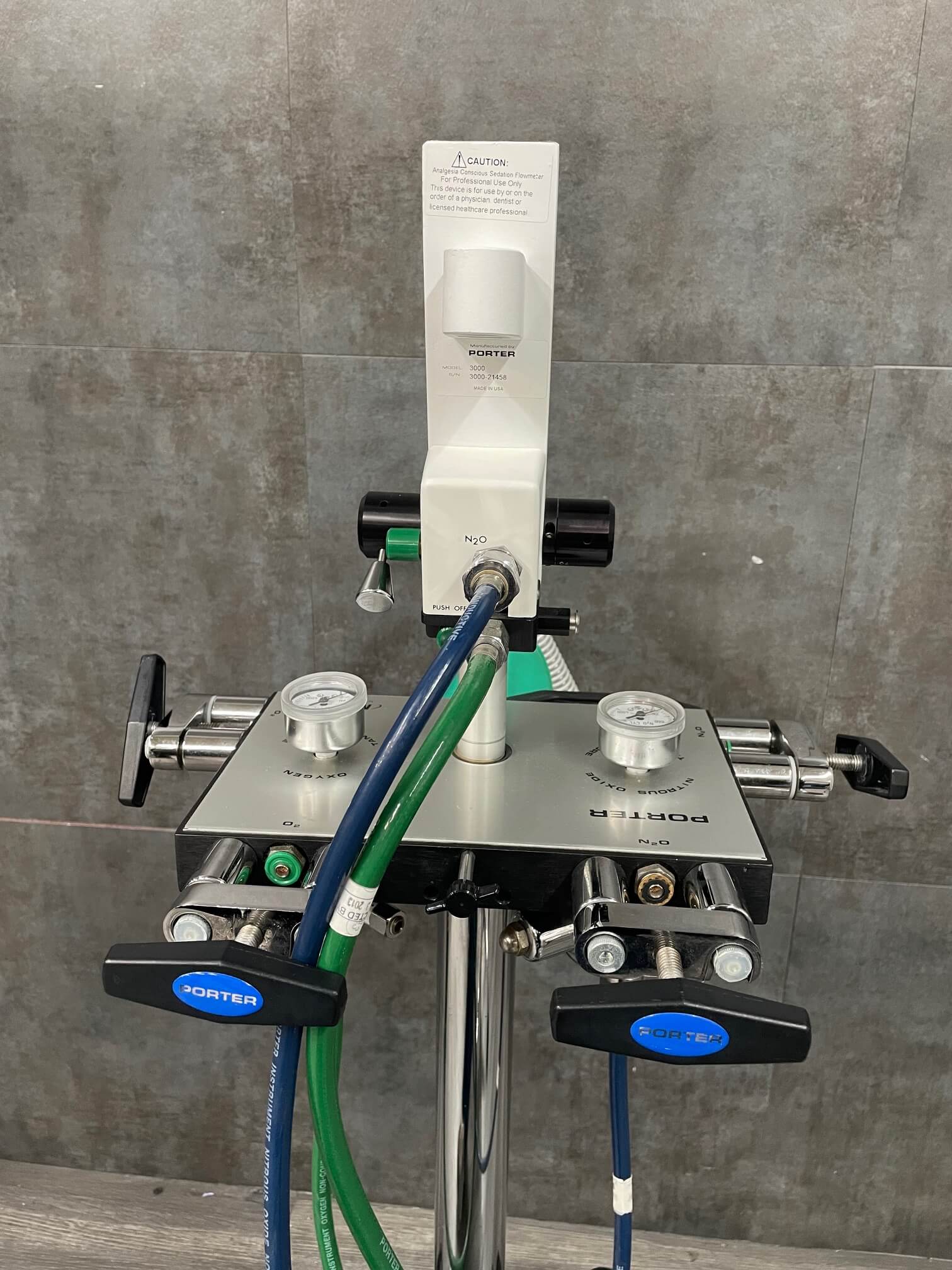 Used Porter MXR 3000 Flowmeter Back View -  Los Angeles 