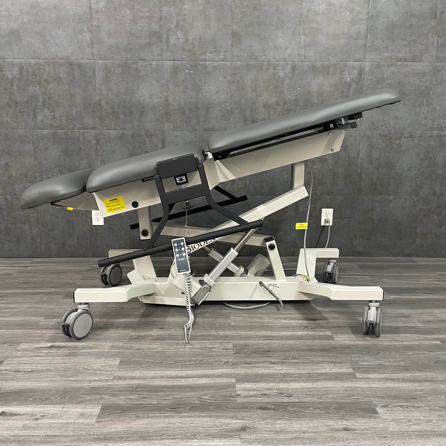 Biodex Ultrasound Table in trendelenburg position with Stirrups for sale near me