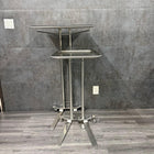Refurbished Pedigo surgical instrument stand with stainless tray