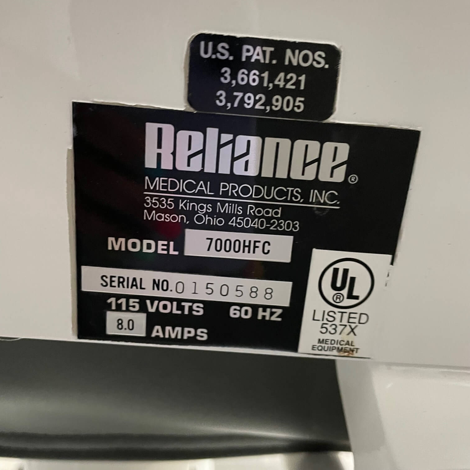 Reliance 7000 Exam Chair for sale near me