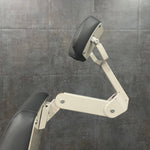 Adjustable headrest on Reliance 7100 examination chair for patient comfort