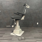 Side view of Reliance 7100 powered examination chair with hydraulic base - For sale near me