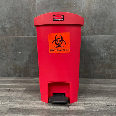 Rubbermaid Slim Jim Medical Trashcan