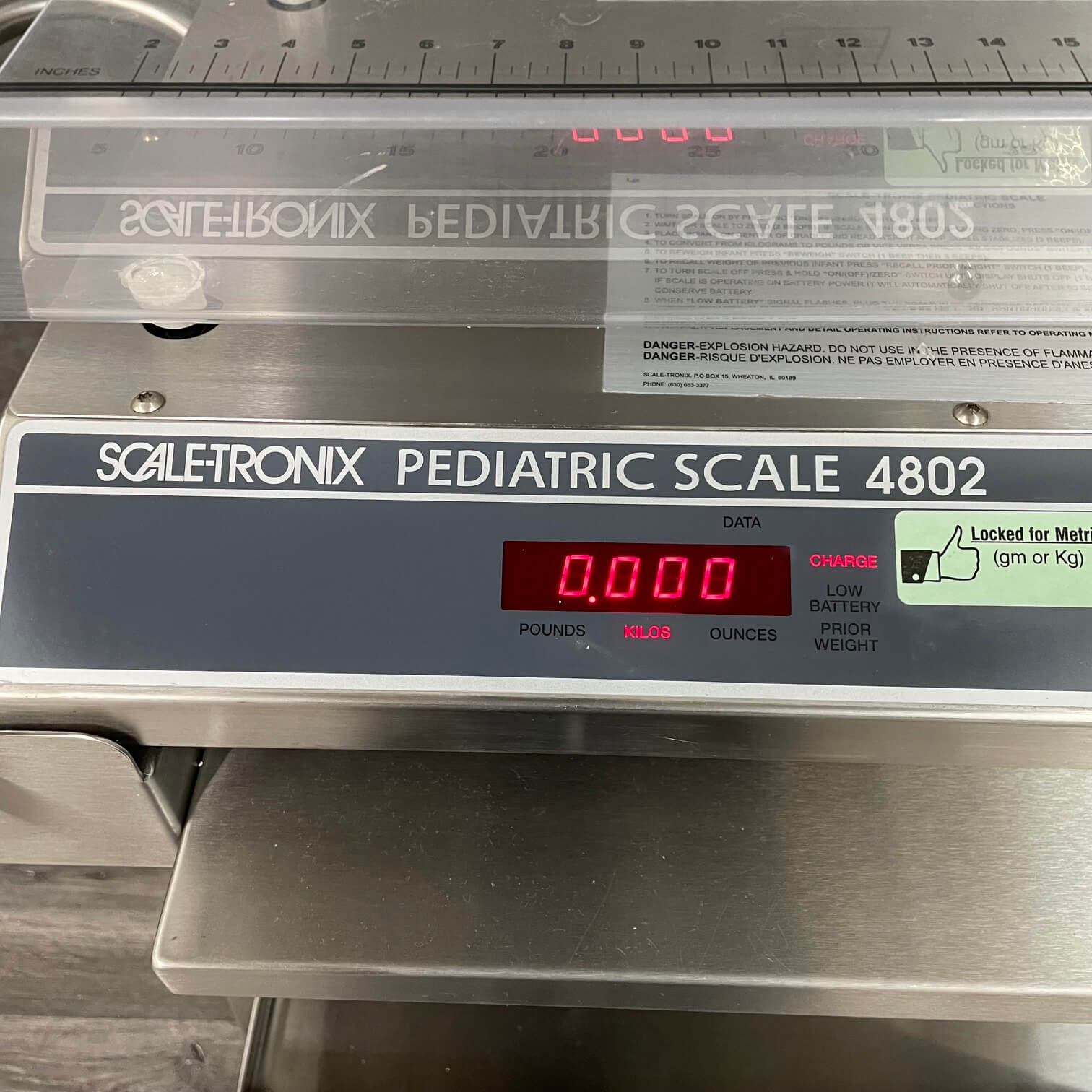 Scaletronix 4802 Pediatric Scale Display and Controls