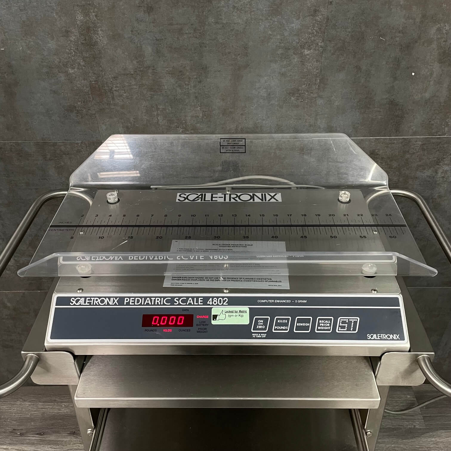 Scaletronix 4802 Pediatric Infant Scale Front View for sale near me