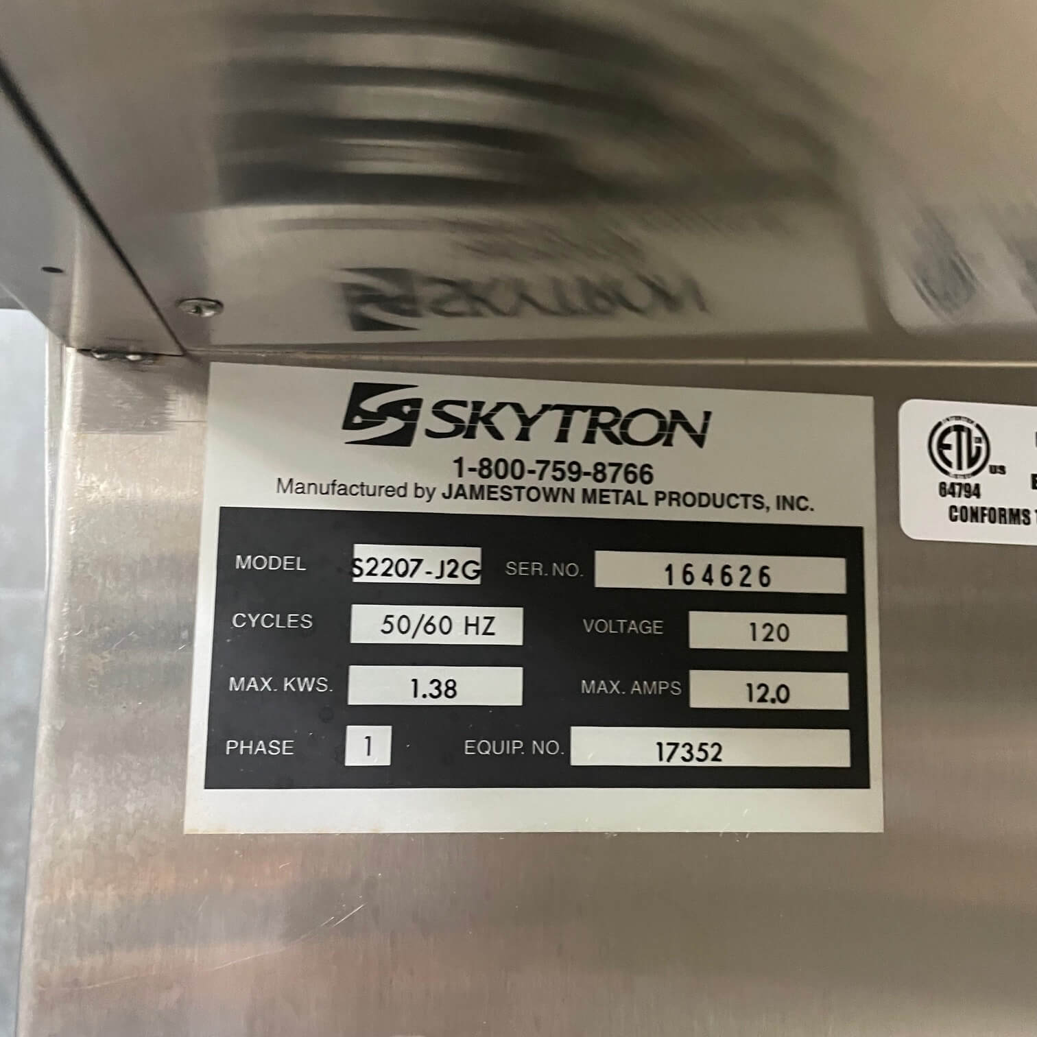 Skytron 52207-J2G Blanket Warmer
