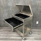 Stainless Steel Medical Cart with Storage - Angelus Medical