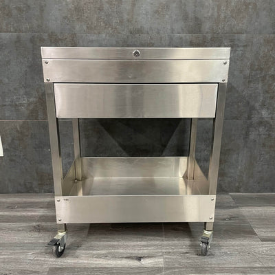 Stainless Steel Medical Cart with Storage Stainless Steel Medical Cart with Storage - Angelus Medical