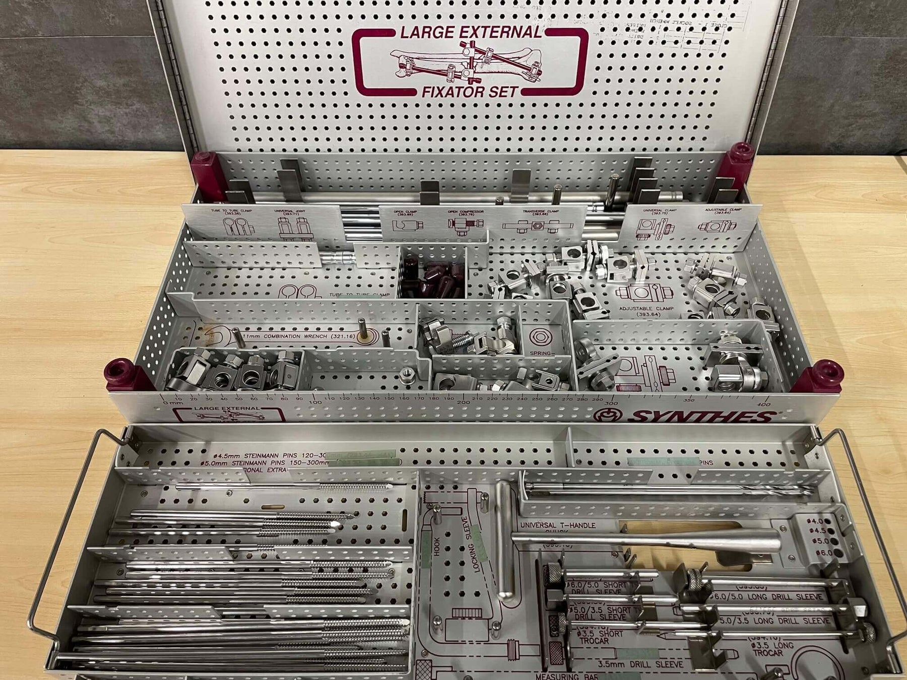 Synthes Large External Fixator Set Angelus Medical and Optical