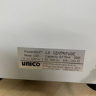 Unico C856 Centrifuge - Showing the label with model number