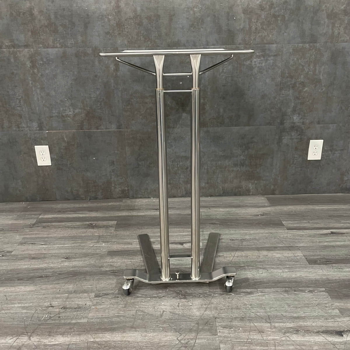 Used extra large Pedigo Mayo stand shown from the back