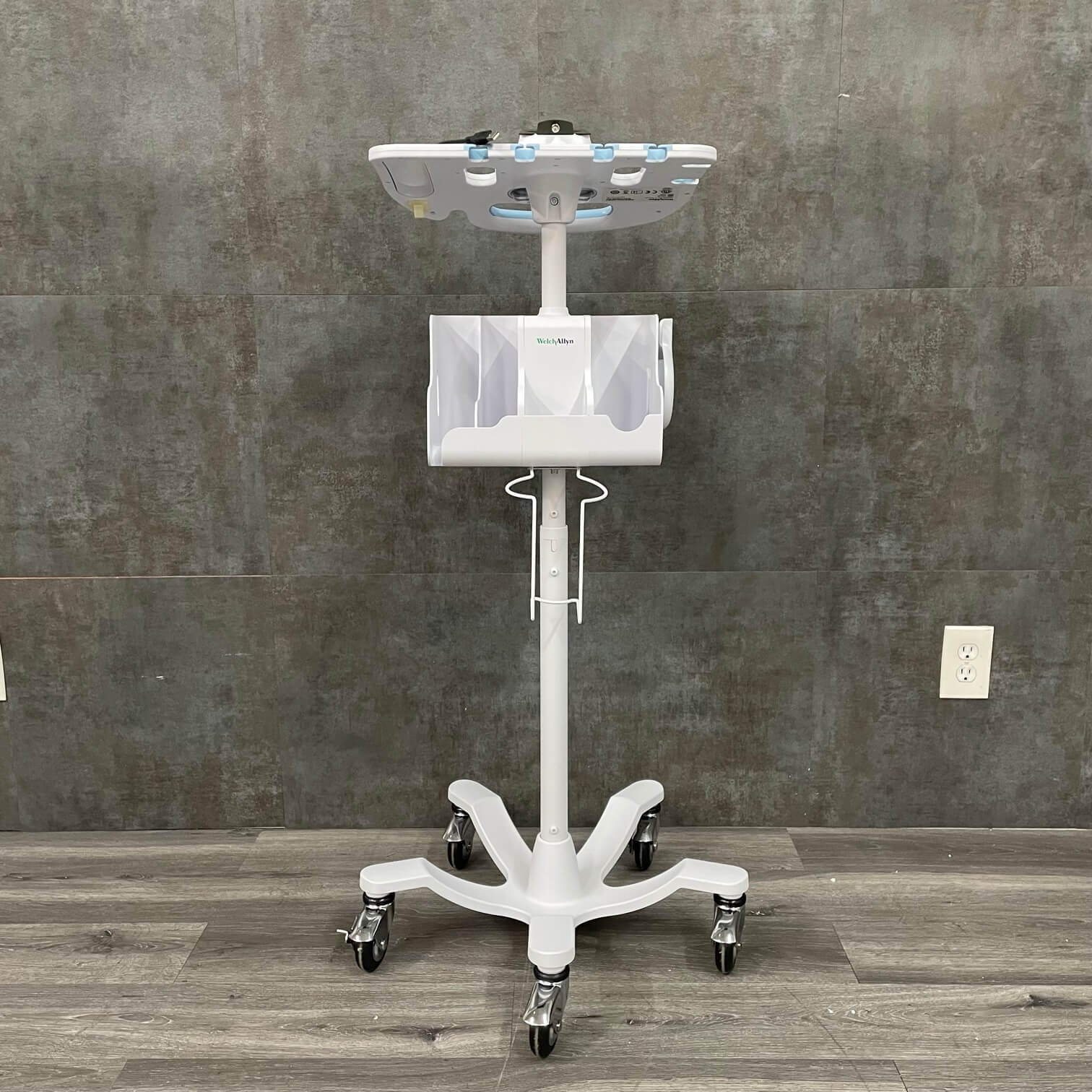 Welch Allyn Mobile Stand w Cable Storage System