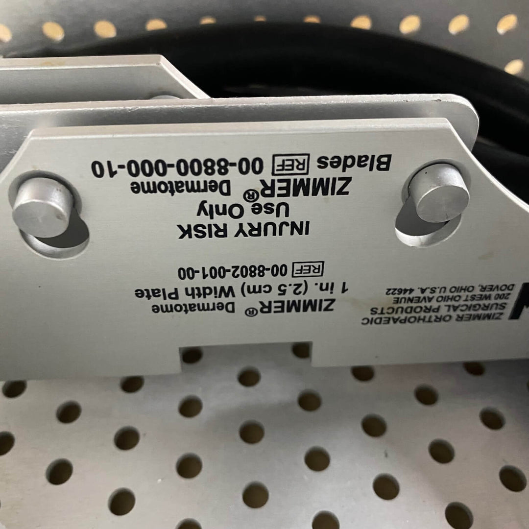 Zimmer 8801 Air Dermatome With Accessories -