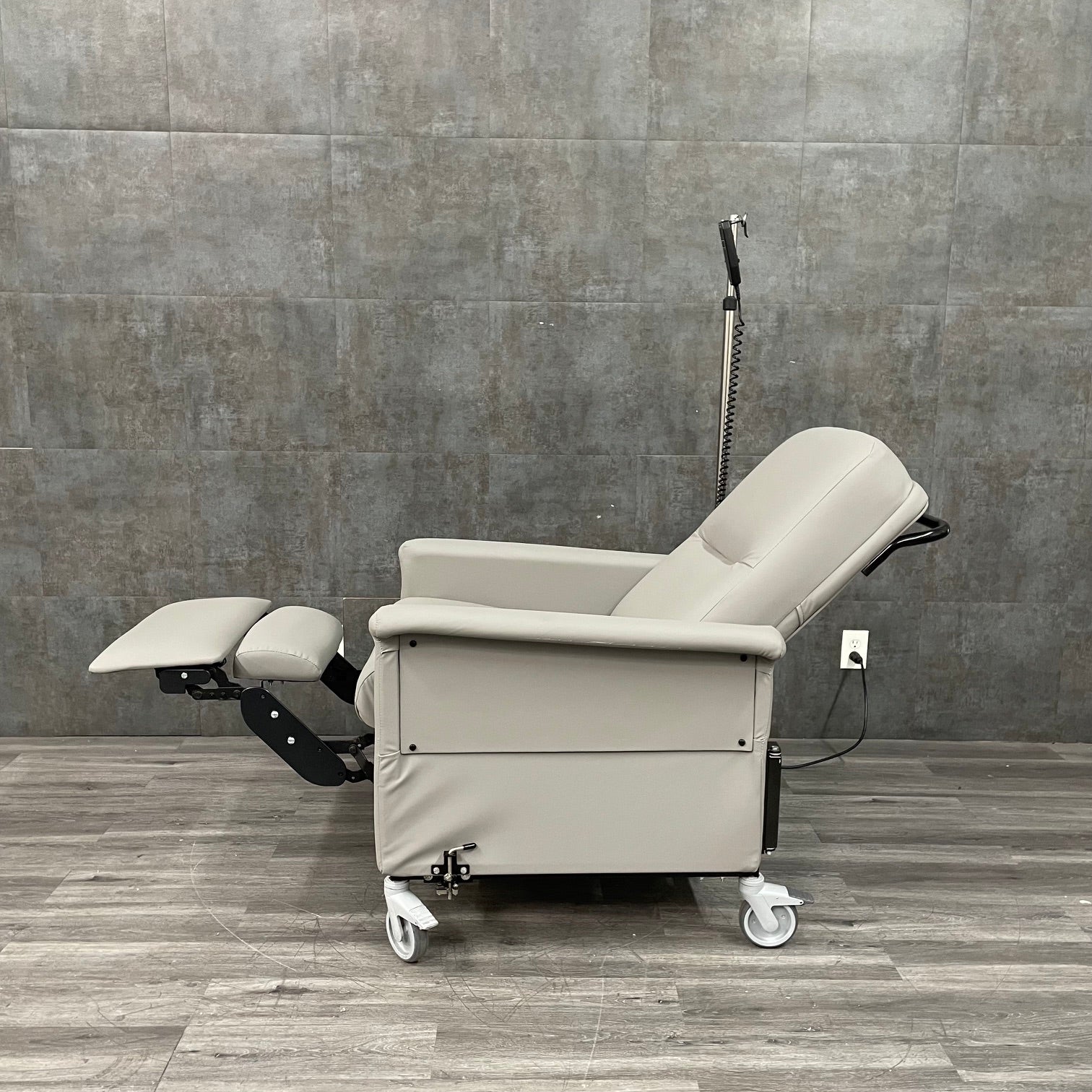 Side view of Champion 85P medical recliner Price