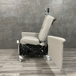 Side view of Champion 85P medical recliner with swing-away arms available for sale near me