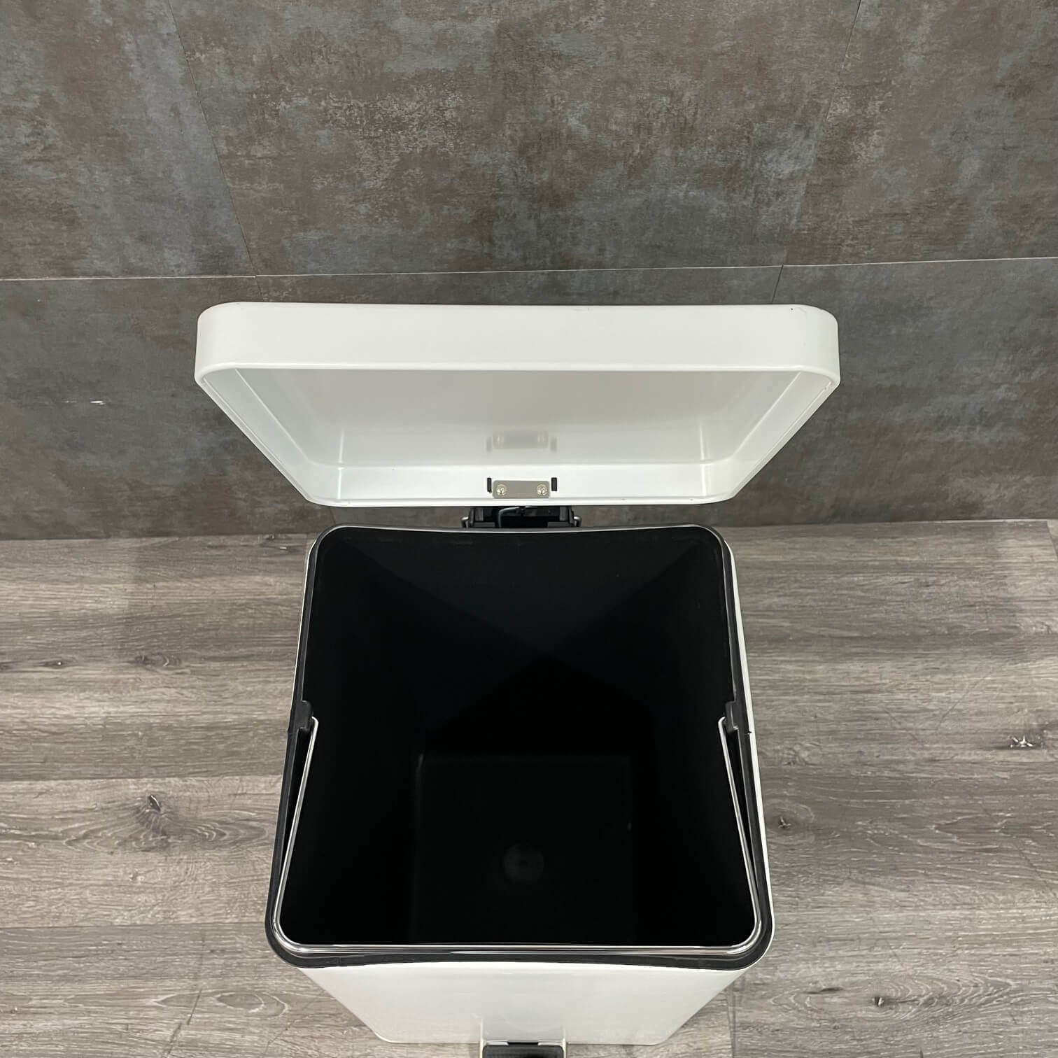 Step on hands free medical trash can for sale
