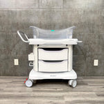 Stryker baby bassinet refurbished front view hospital neonatal bed for sale near me