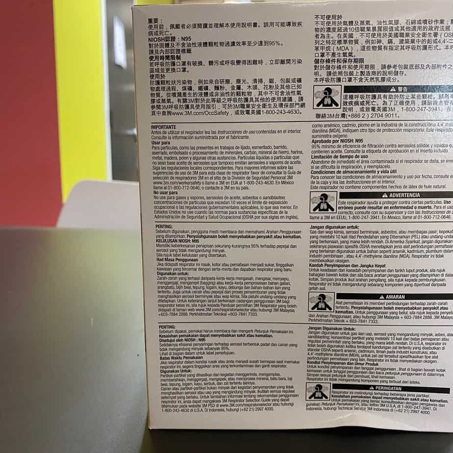 3M 9105 VFlex N95 Mask - Pack of 10 (New) - 3M -Angelus Medical