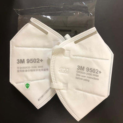 3M 9502+ Mask - Pack of 10 (New) - 3M -Angelus Medical