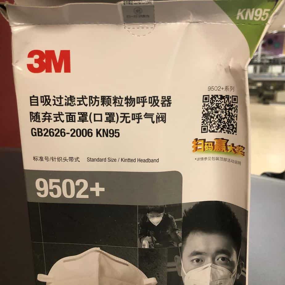 3M 9502+ Mask - Pack of 10 (New) - 3M -Angelus Medical