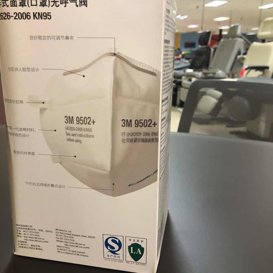 3M 9502+ Mask - Pack of 10 (New) - 3M -Angelus Medical