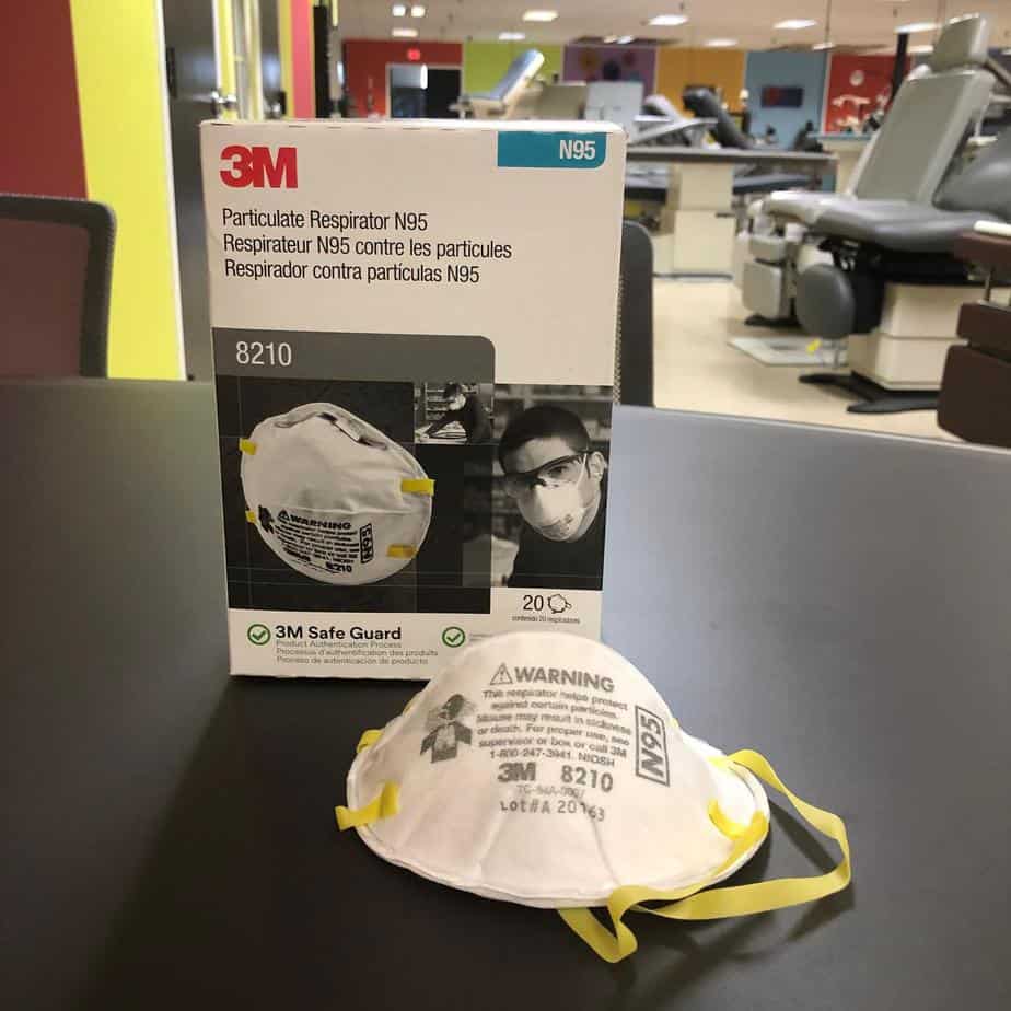 3M 8210 N95 Mask Pack of 10 - – Angelus Medical and Optical