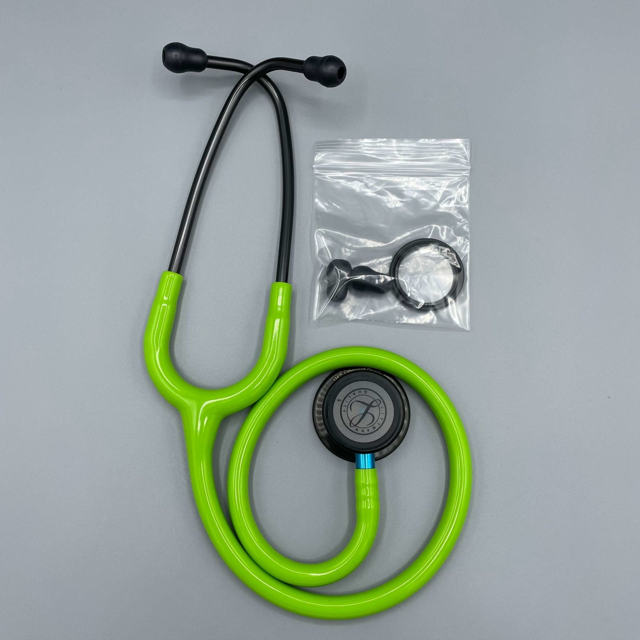 【美品】3M Littmann クラシック3 ライムグリーン メンテナンス済み 3M Littmann Classic lll Stethoscope - – Angelus Medical and Optical