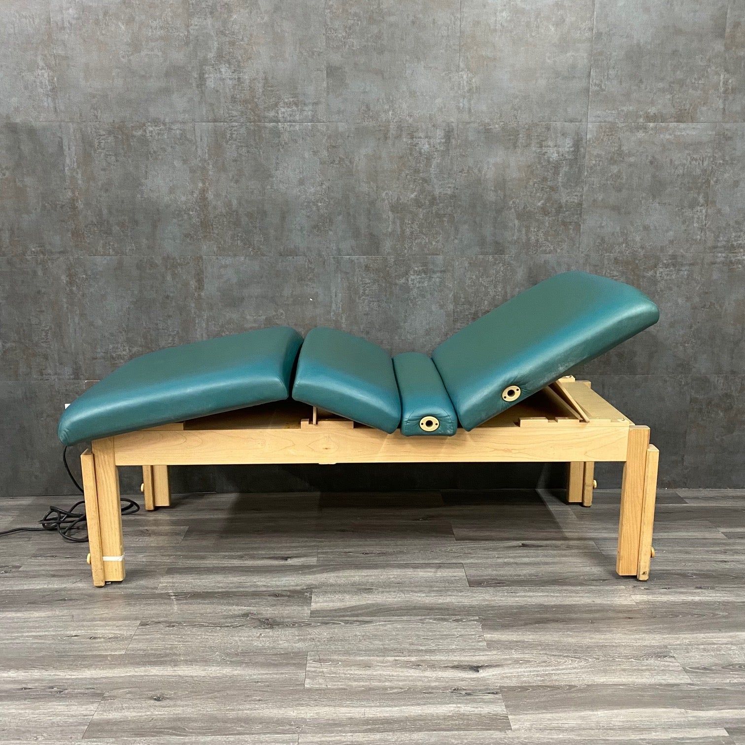 4 Section Adjustable Treatment Table (Used) - Golden Ratio Woodwork -Angelus Medical