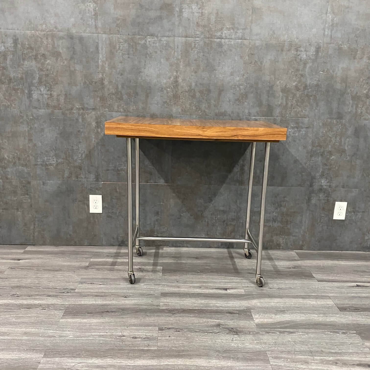 Stainless Steel Mobile Back Table w Removable Top - NMD -Angelus Medical