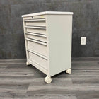 Small Mobile Crash Cart with Key - NMD -Angelus Medical