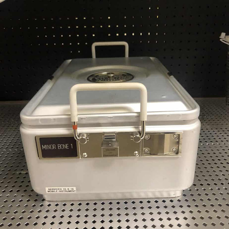 Stainless Steel Sterilization Case (Used) - Angelus Medical and Optical -Angelus Medical