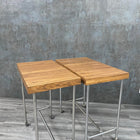 Stainless Steel Mobile Back Table w Removable Top - NMD -Angelus Medical