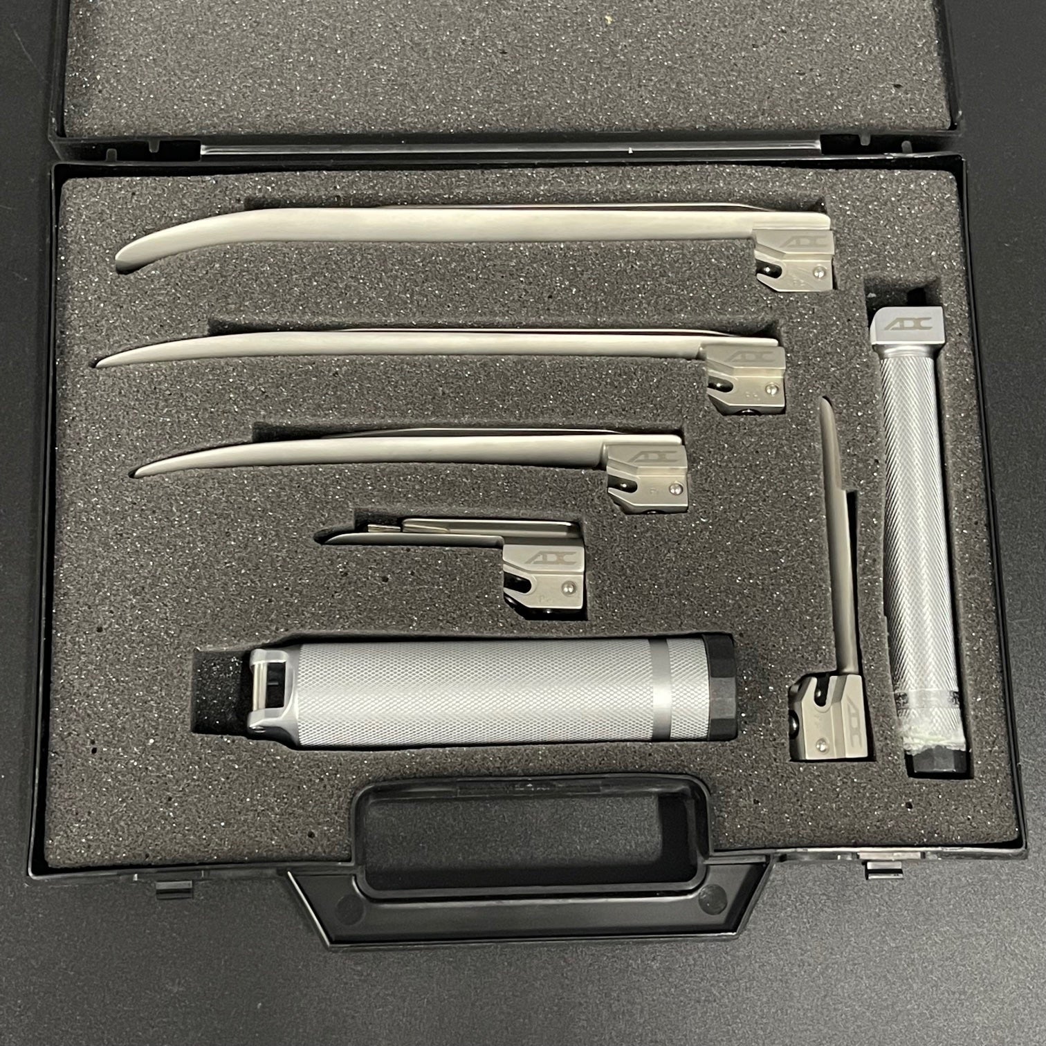 ADC Satin Standard Laryngoscope Set