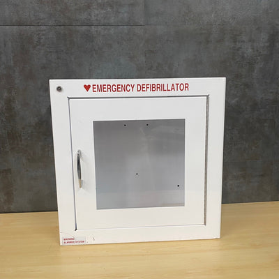 AED Wall Cabinet with Alarm (Used) AED Wall Cabinet with Alarm (Used) - NMD -Angelus Medical